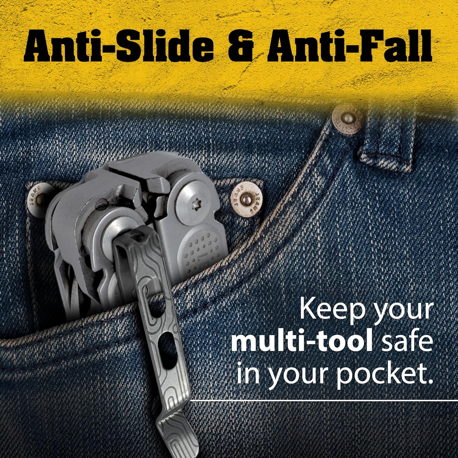 Titanium Pocket Clip. Made for Leatherman Free (P2, P4, T2 & T4) Curl & Bond. TC