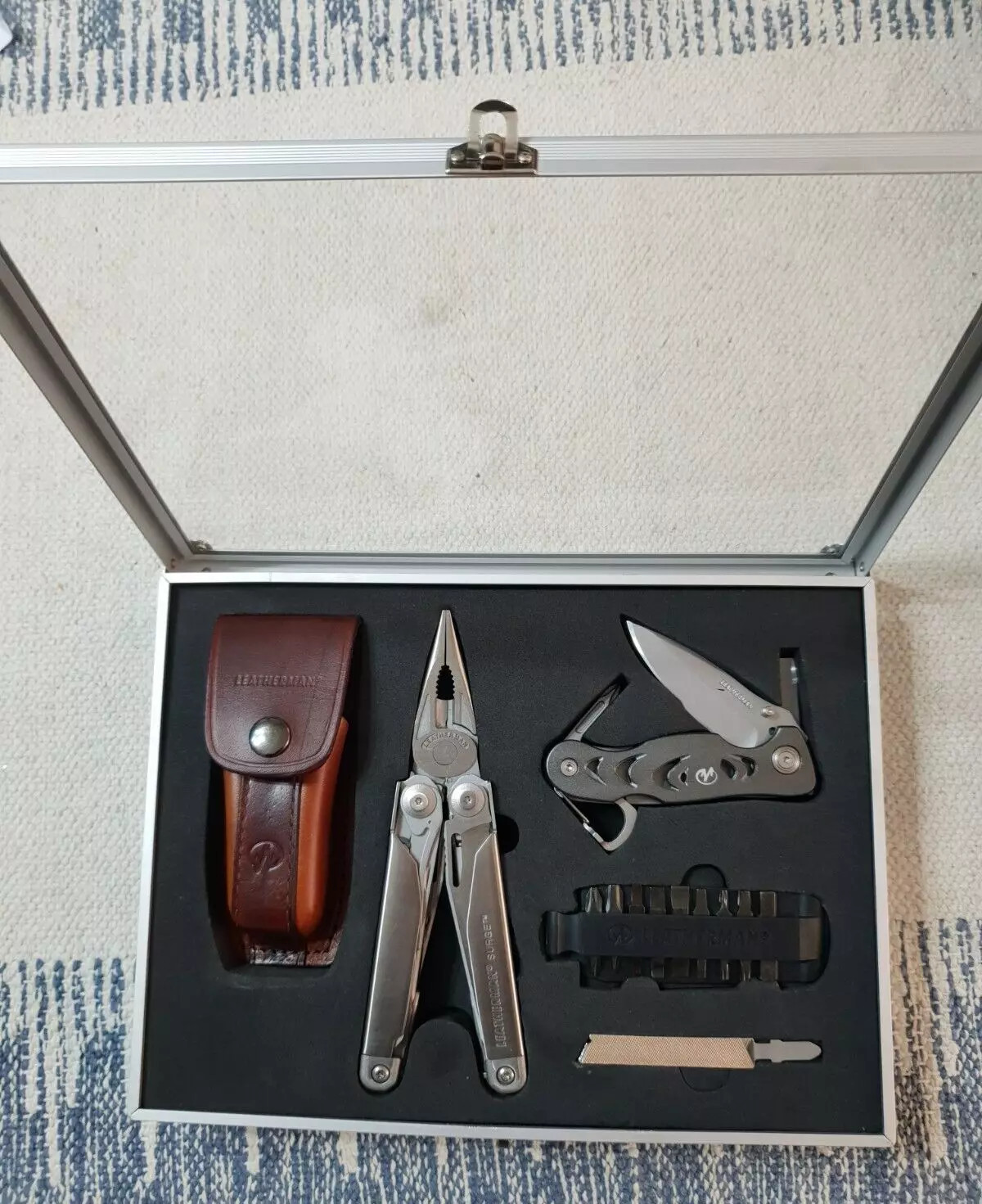 🔥 Leatherman Surge Gen 1 + C308 Knife Leather Premium Sheath New Collectors Set