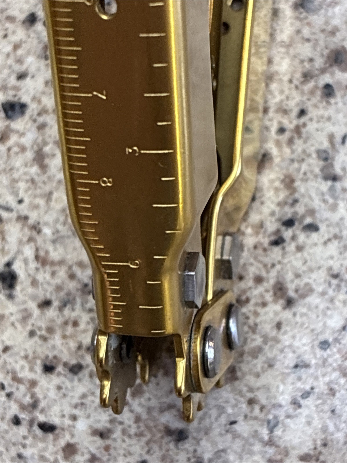 VINTAGE ORIGINAL SOG Power Plier Multi-Tool TiNi Gold w/ Leather Sheath NIB