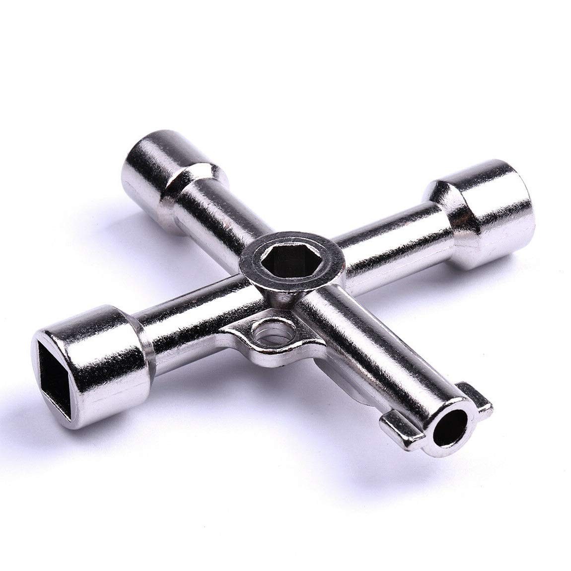 4 Way Alloy Triangle Square 4In1 Service Utility Cross Water Key Elevator