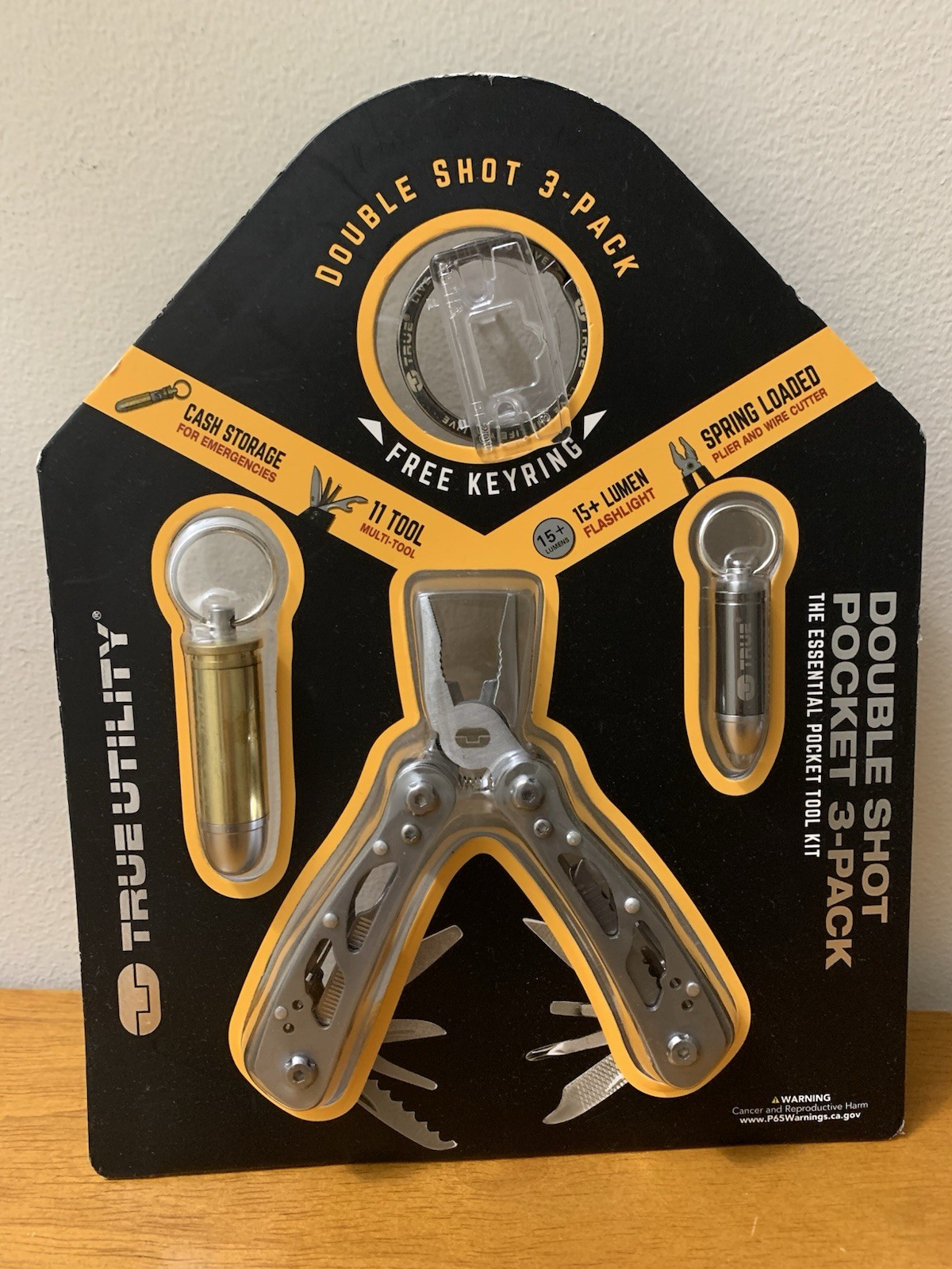 True Utility Multitool 3-Piece Value Kit The Essential Pocket Tool Kit New