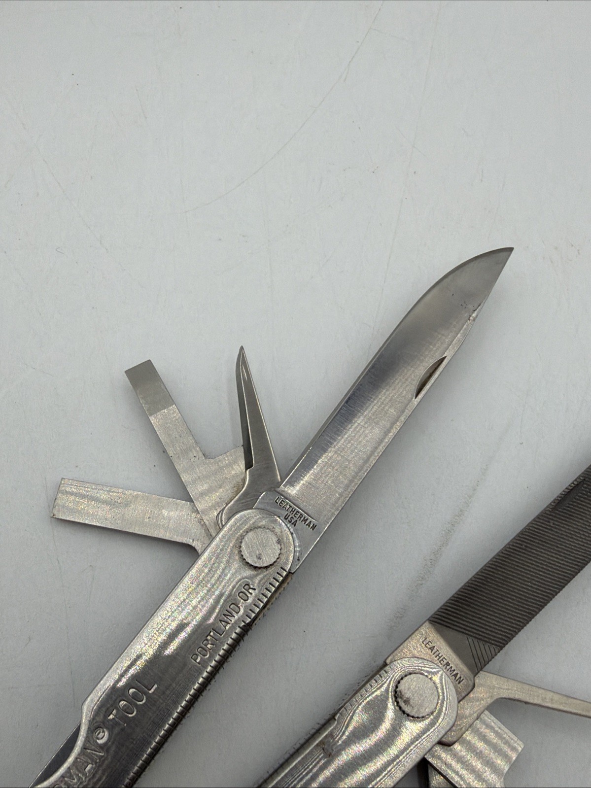 Vintage Original Leatherman Multi Tool Portland OR Leather Sheath USA