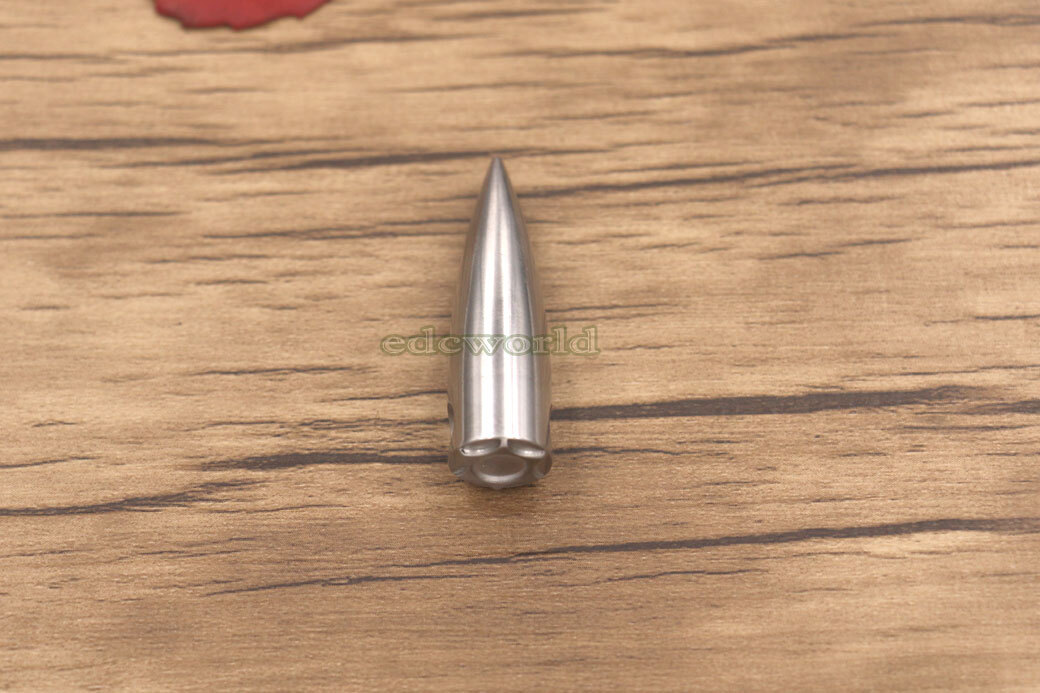 Solid TC4 EDC Titanium Alloy Keychain Necklace Pendant Outdoor Survival WR-III