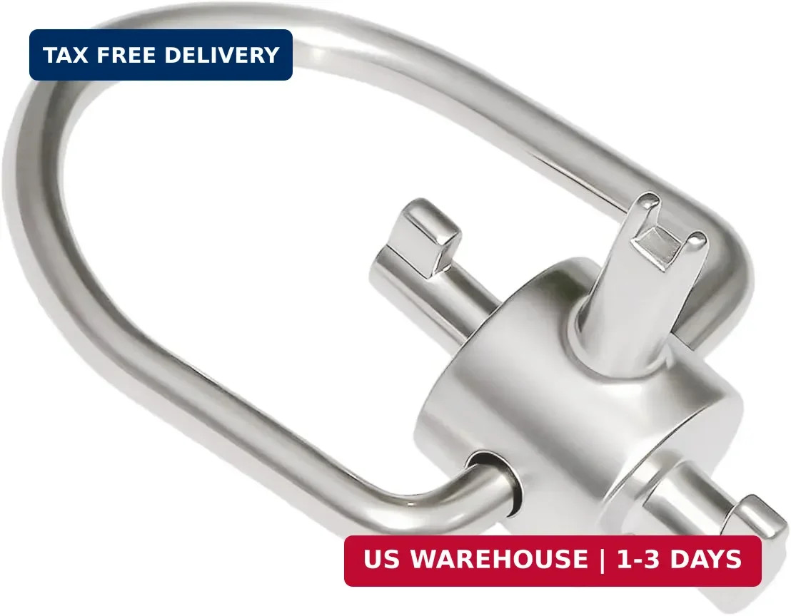 HVAC Tools, Locking Cap Key for Refrigerant Safety Caps, Universal Triple Use Mu
