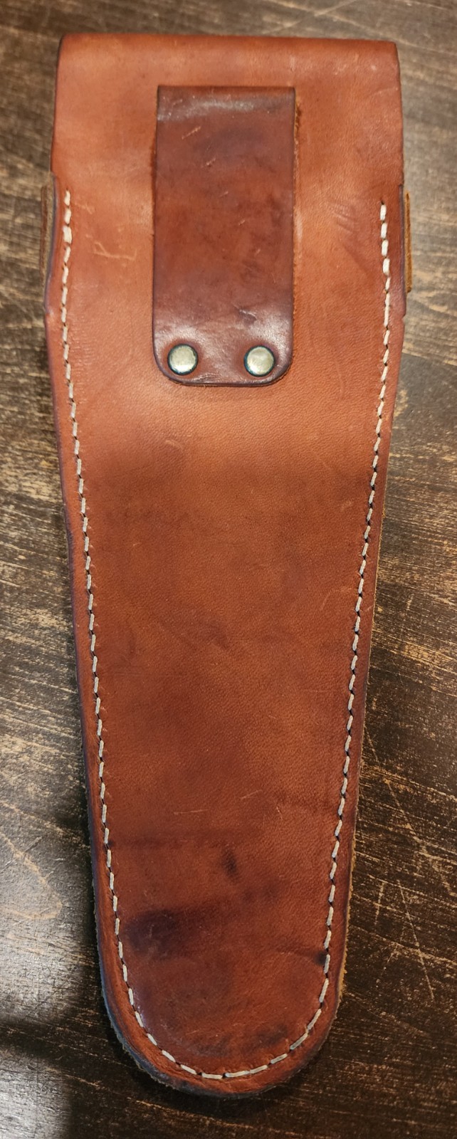 Rocky Mountain Pac Saw Vintage With Leather Sheath 12 1/2″ Long