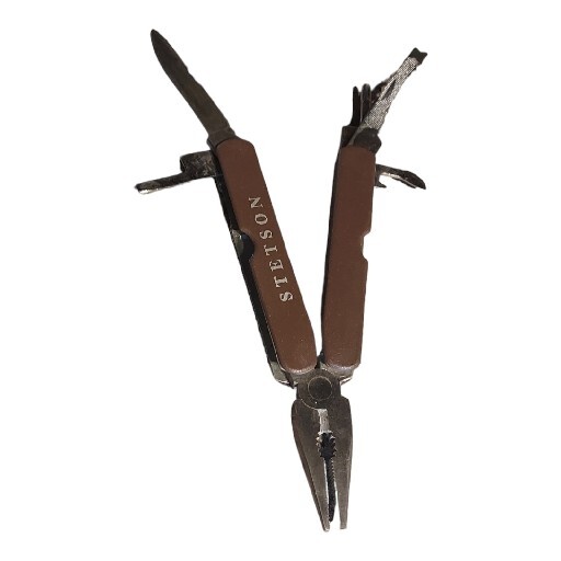 Stetson Multi Tool with Case Pocket Knife Pliers Belt Pouch Camping Travel