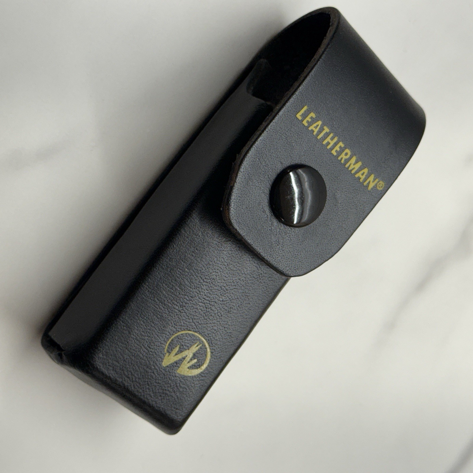 Leatherman Crunch multitool, 100% leather sheath. Made in USA in 2006