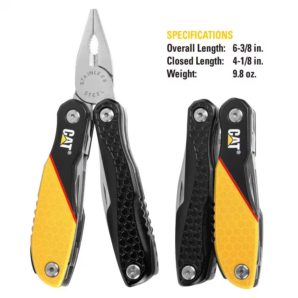 Cat 13-in-1 Yellow and Black Multi-Tool – 980048 Free Ship NEW