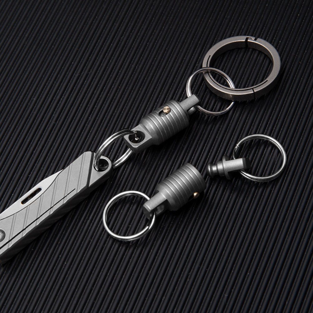 Lightweight Titanium Keychain Carabiner Perfect for Outdoor Activities