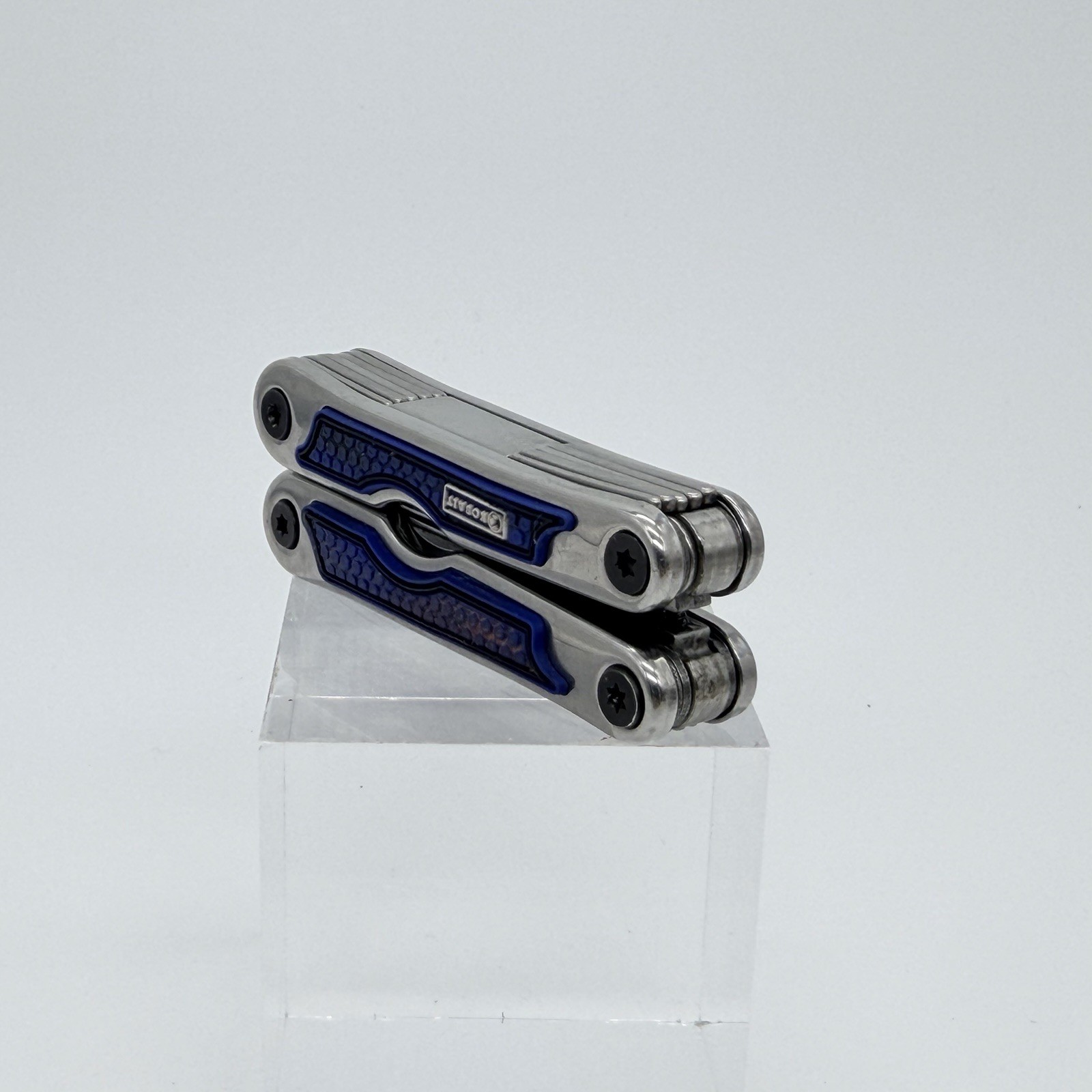 Kobalt Mini Multi-Tool Pliers 3″ Folding Pocket Tool 13-in-1 Blue Handcrafted
