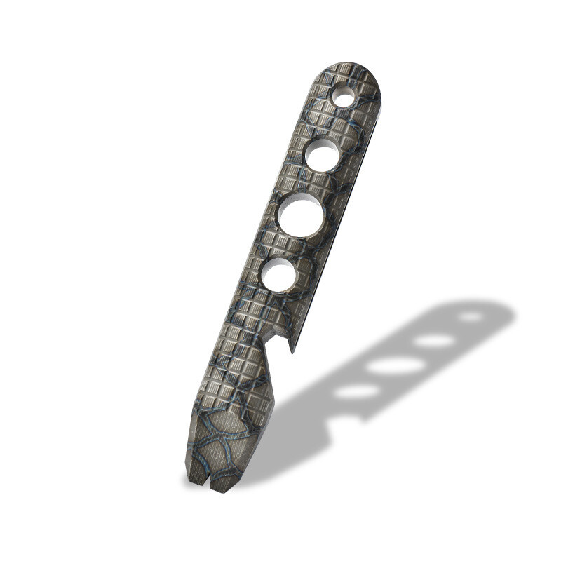 Titan Alloy Pocket Pry Bar Crowbar Portable Outdoor EDC Multi Tools ZY#26