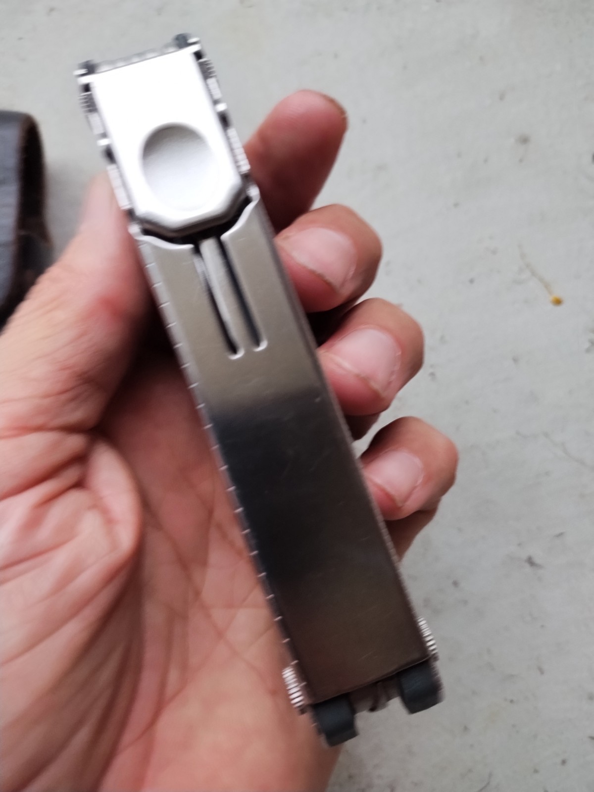 LEATHERMAN CORE STAINLESS W/BLACK LEATHER SHEATH MULTI-TOOL USA, VERY GOOD!