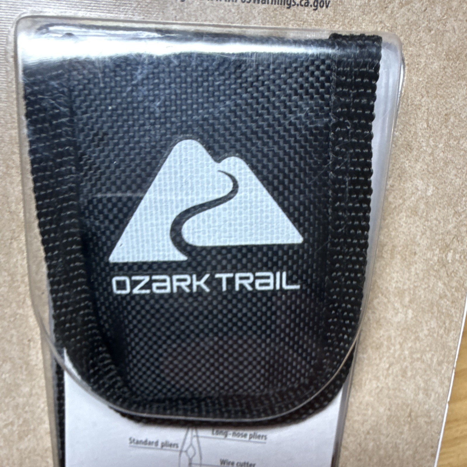 Ozark Trail Maroon Handle 12-in-1 Multi-Tool Sheath Included New Sealed