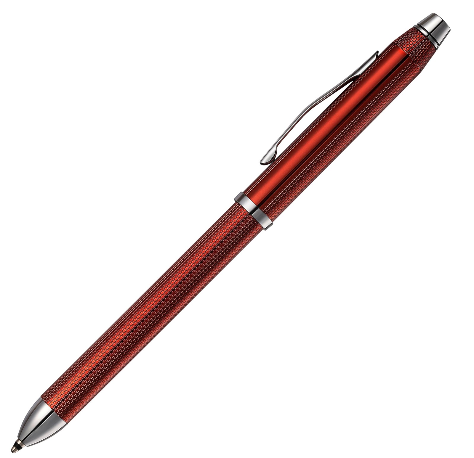 Tech3+ with Sophisticated Brushed Red Diamond Pattern Finish Barrel, 0.5mm Pe…