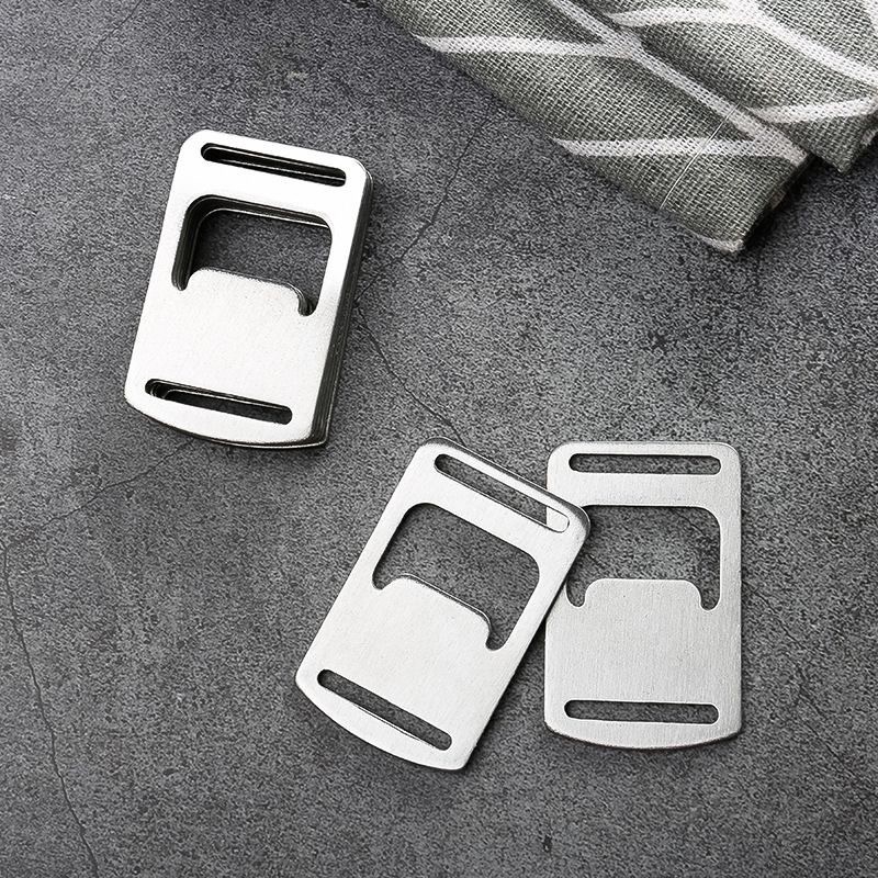 2-Pack Professional Aluminum Bottle Opener – Heavy Duty Metal EDC Keychain Tool