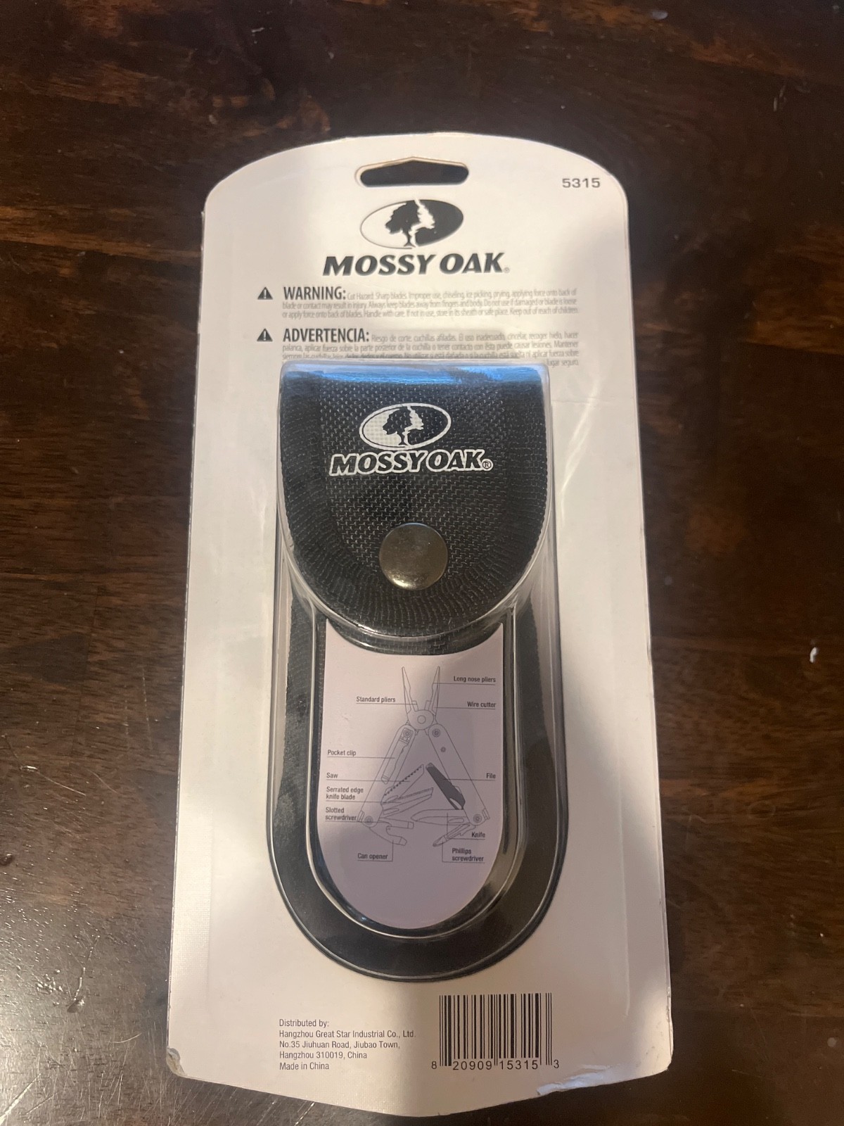 Mossy Oak MO19012_SML Multi-Tool Pocket Knife – Silver