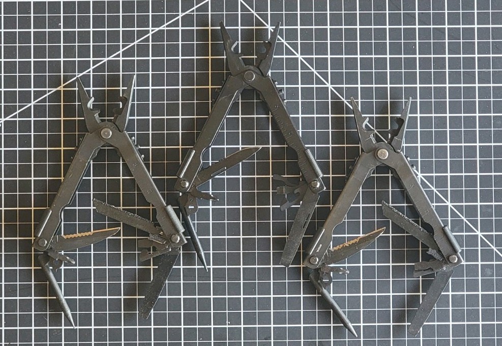 Gerber (3x) SPEC OPS/EOD Multi-Tool w/ Sheaths (Defects in pics/description)