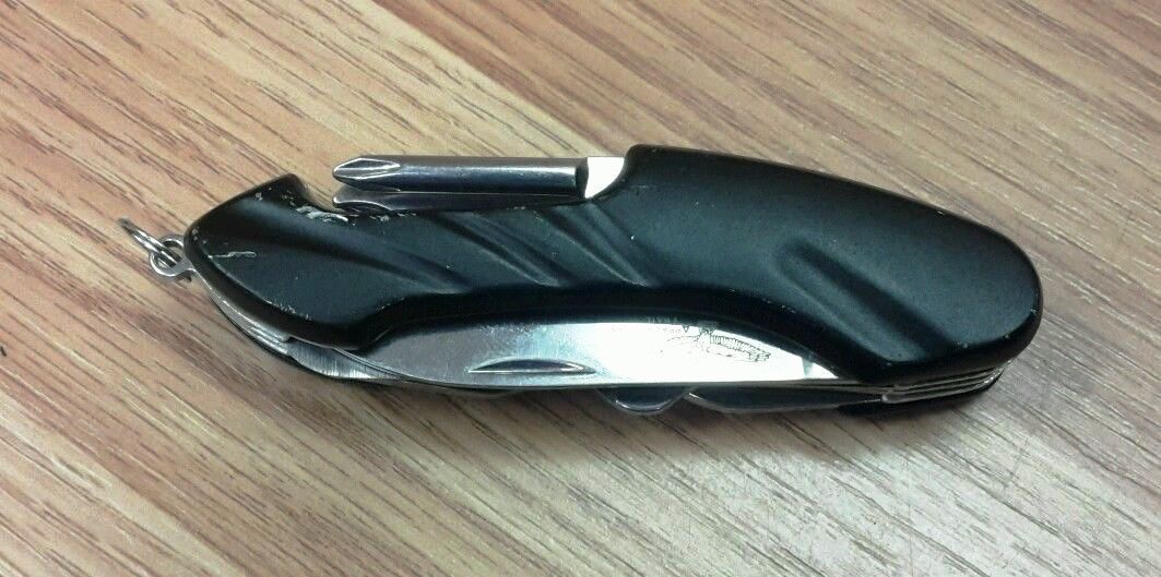 Appalachian Trail Multi Tool Stainless Steel 9-Function Folding Pocket Knife