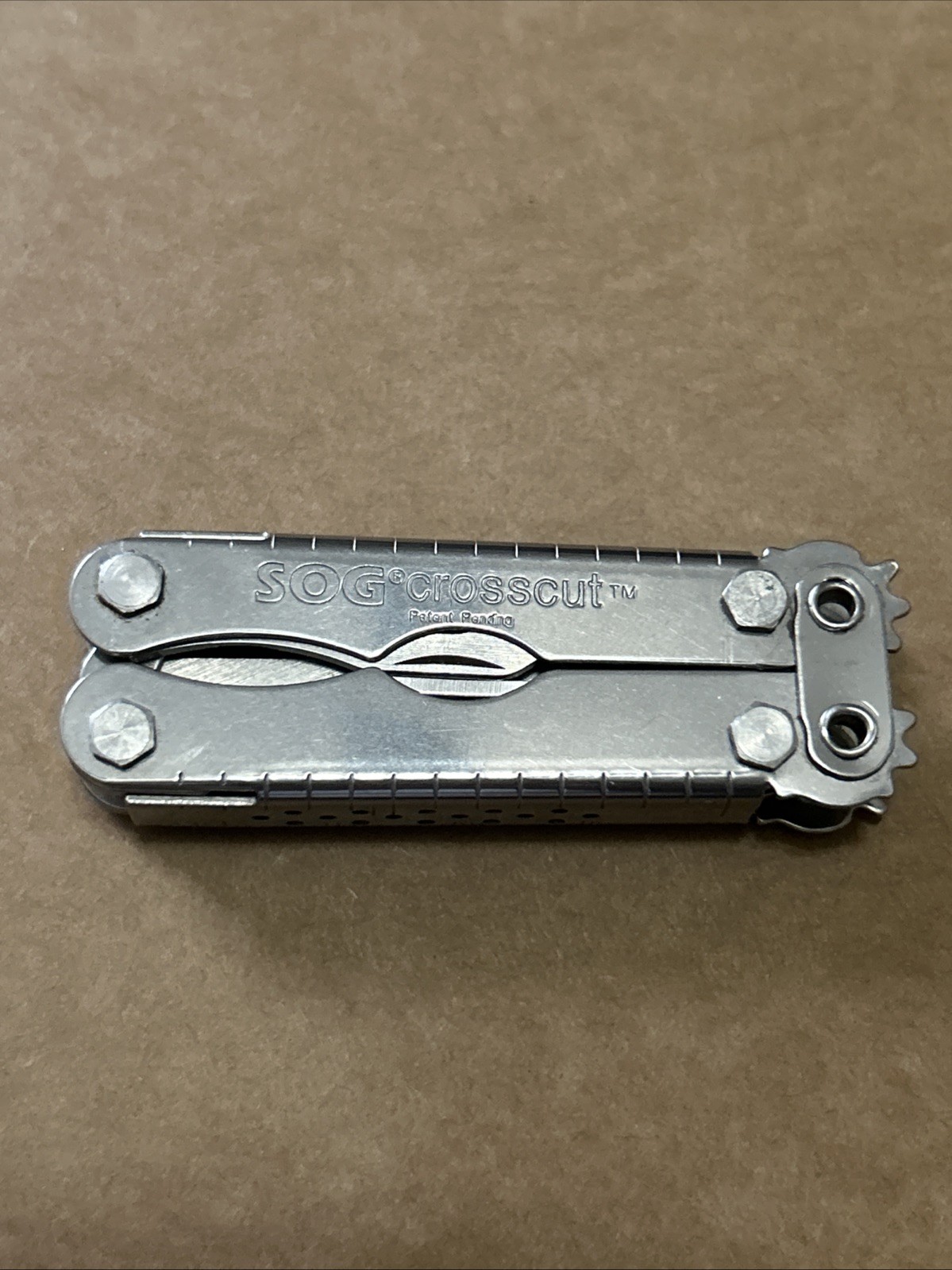 SOG Crosscut Multi Tool Scissors Knife File Tweezer