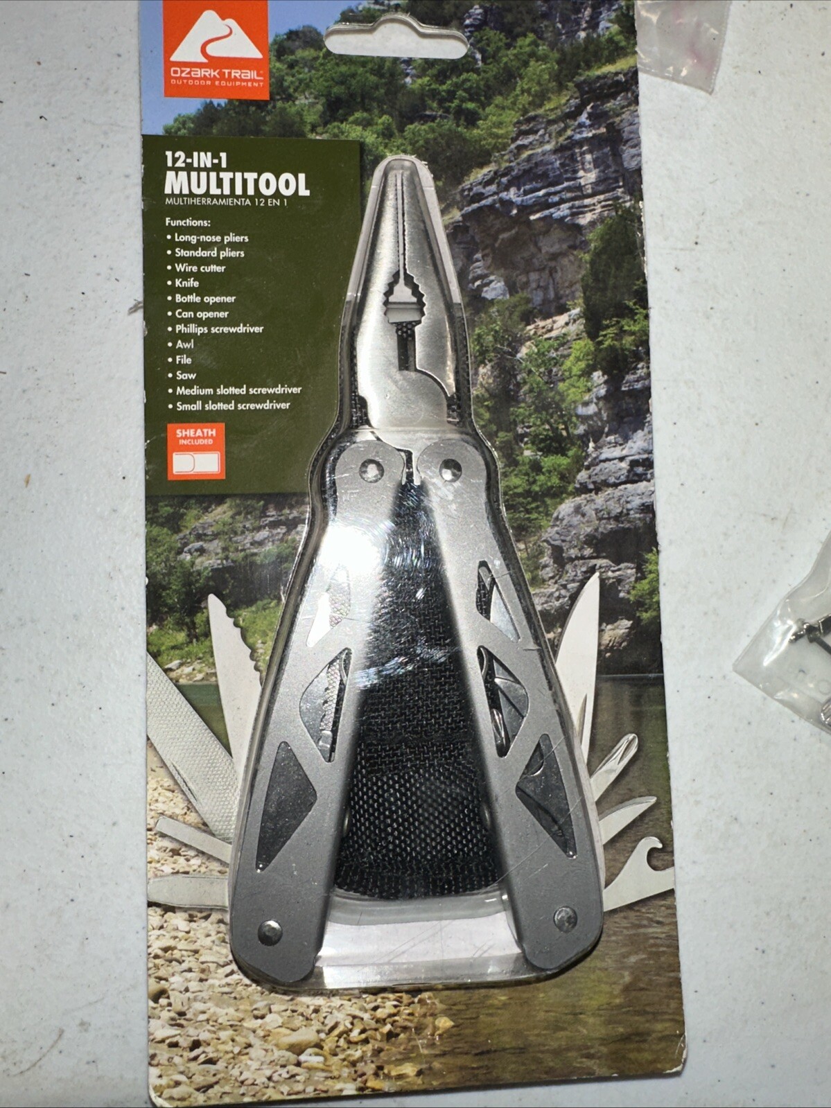 Ozark Trail 12-in-1 Multi Tool w/ Sheath Camping Fishing