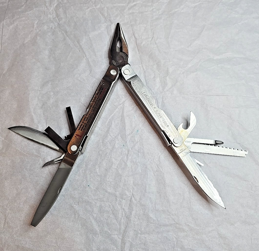 Original Leatherman Super Tool Multi-Tool Knife Pliers Other Tool W/Sheath
