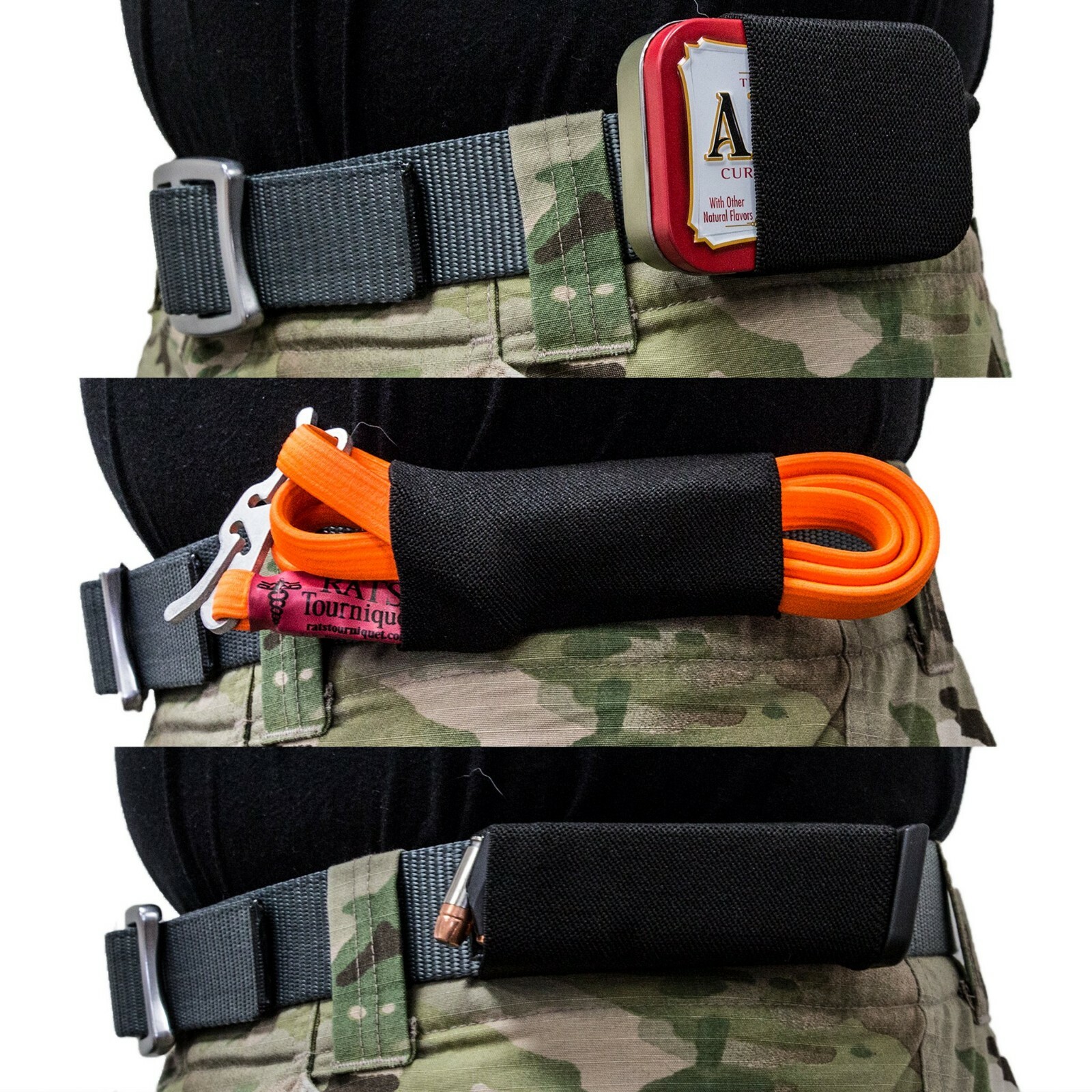 ReadyMan EDC Belt Sleeve Rats Tourniquet Holder Survival Gear EMS Equipment
