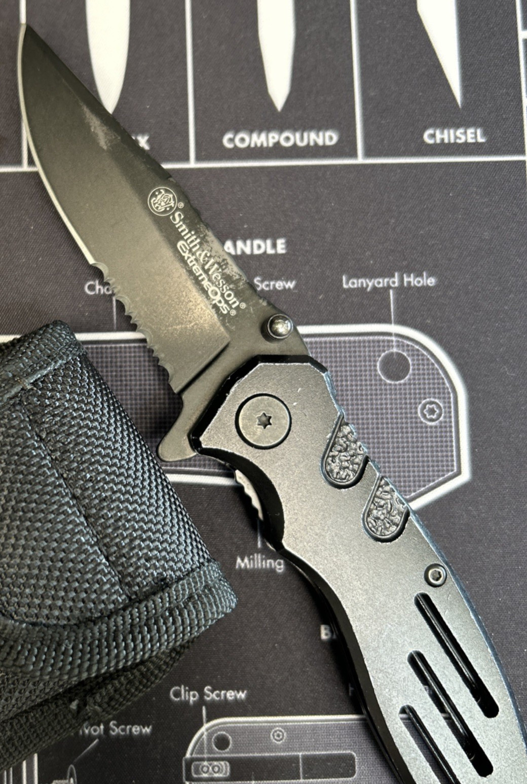 Multi Tool Pliers & Pocketknife Lot of 2 Stainless W/Sheat Camping EDC VGUC