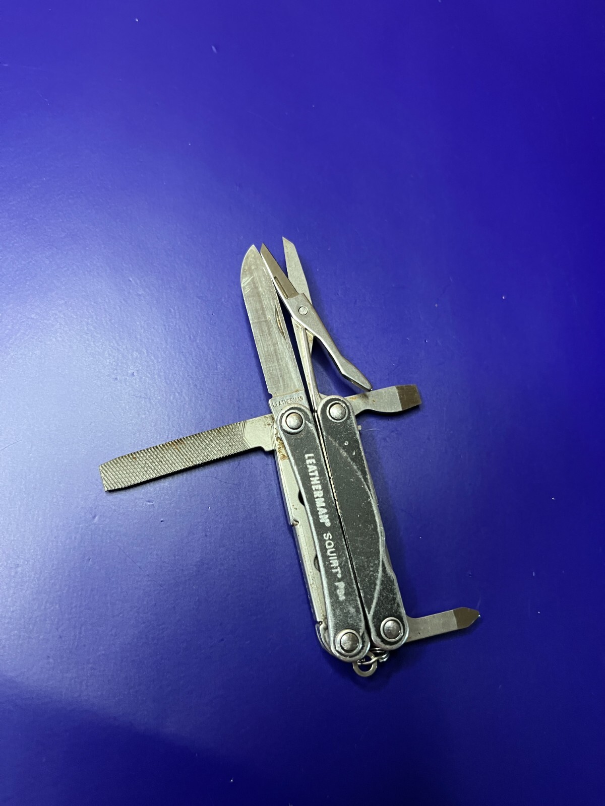Leatherman Squirt PS4 Multi Tool, Knife, Pliers – Black