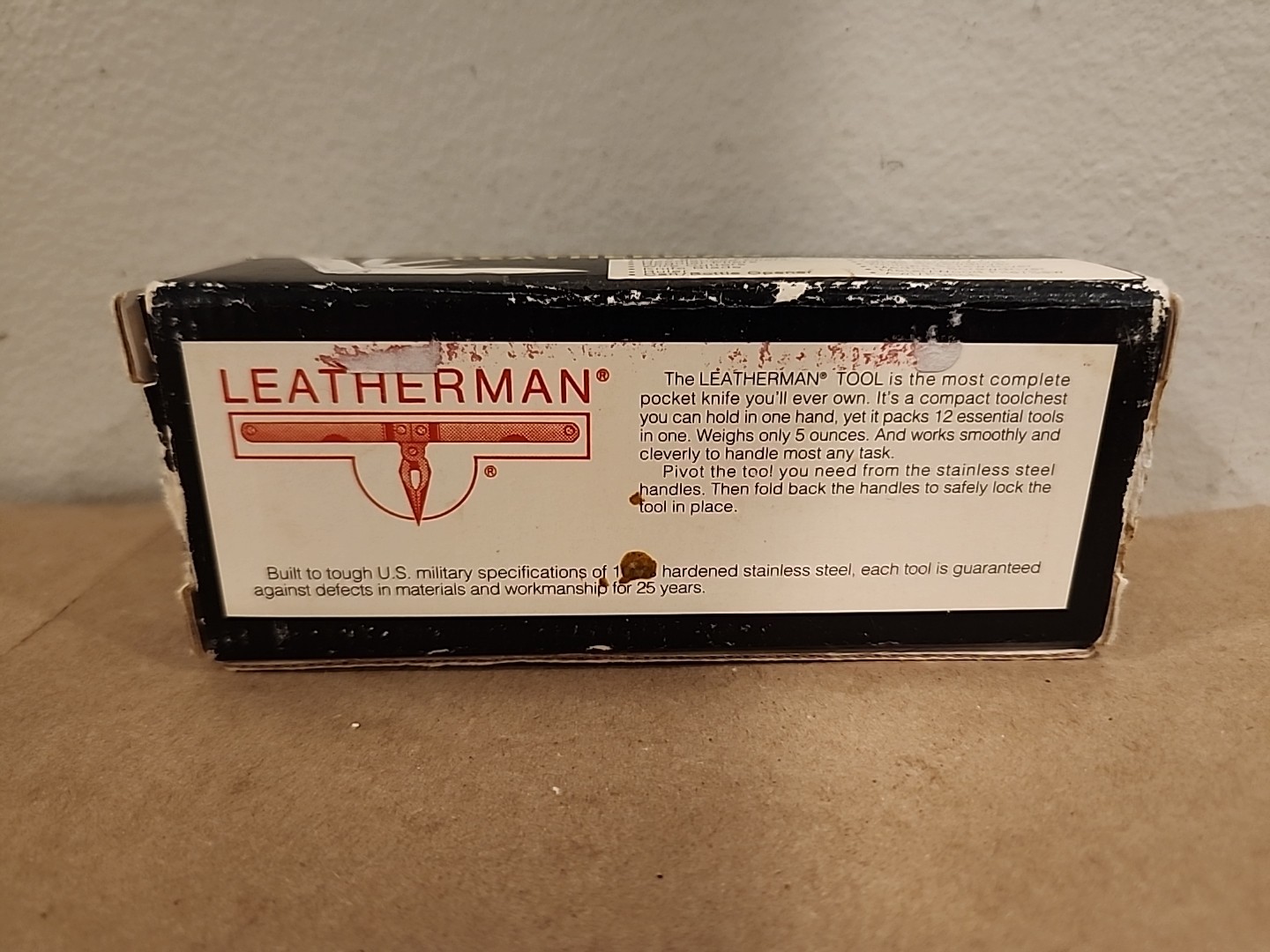 Vintage LEATHERMAN Pocket Survival Tool, 1992, With Box And Instructions