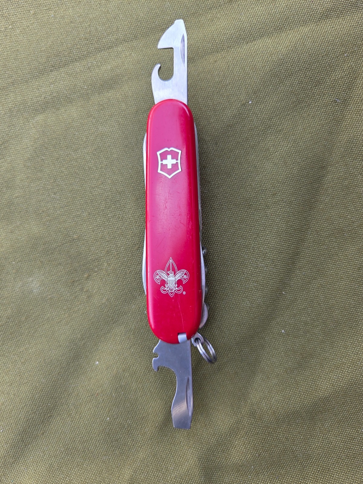 VICTORINOX Angler Swiss Army Knife Huntsman 91mm 4 layers