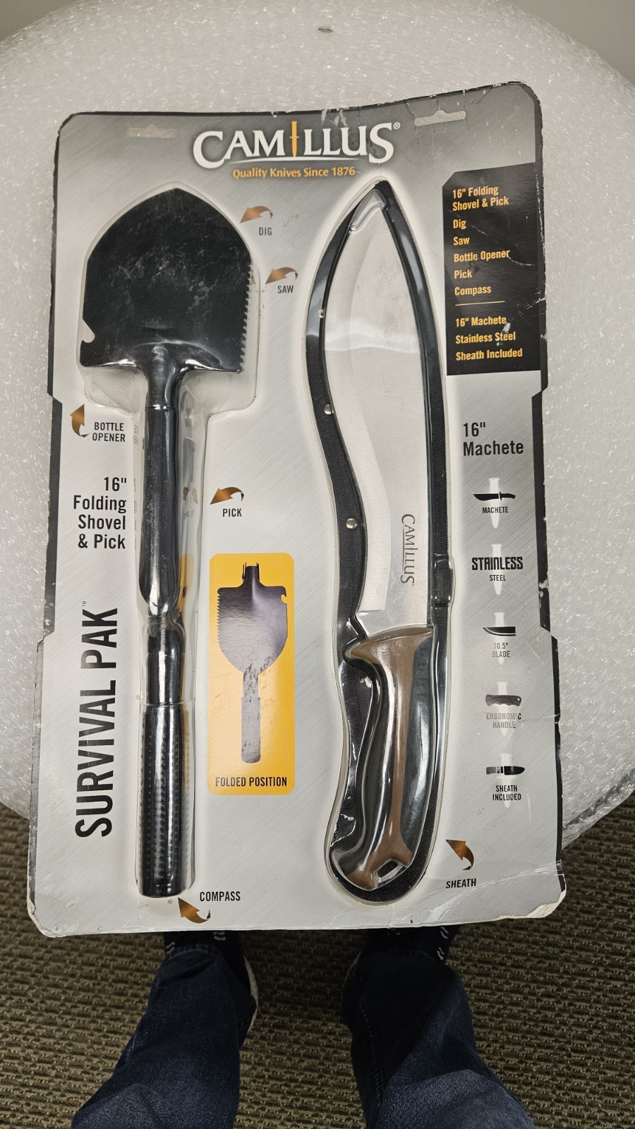 Camillus Survival Pak, Tools set