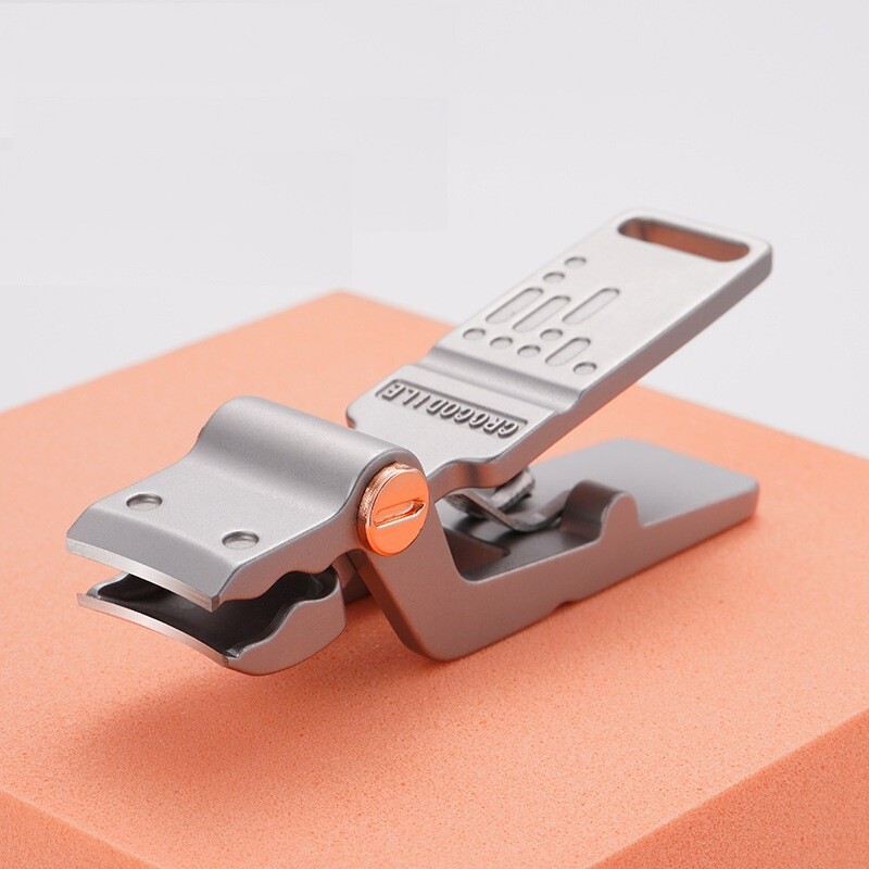 Hot Stainless Steel Nail Clipper EDC Large Opening Splash Proof Nail Care Tools