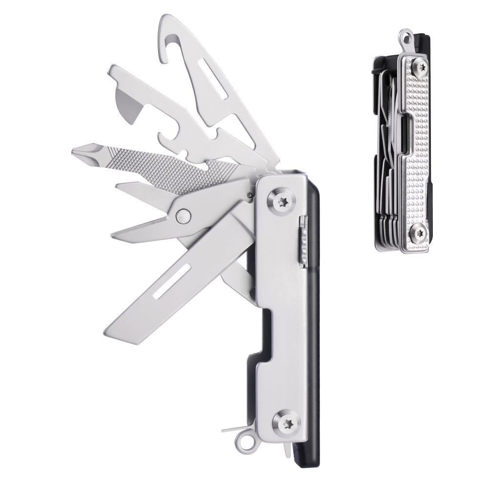 Mossy Oak Multitool 12-in-1 Keychain Multitool Pocket Knife Scissors Screwdriver