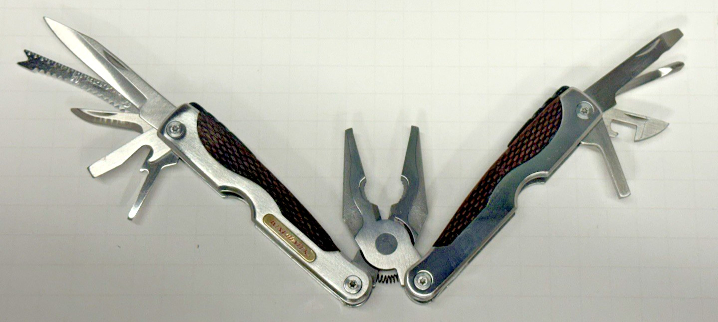 Winchester Multi Tool + Pocket Knife + 7 extensions + 8 pc accessories + Pliers