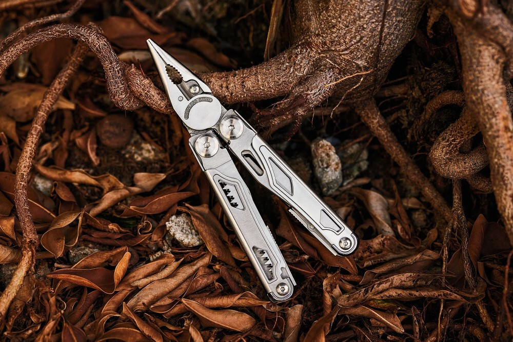 Daicamping DL1 Multi Tool Folding Pocket Knife Sheath Scissors Screw Pliers Can