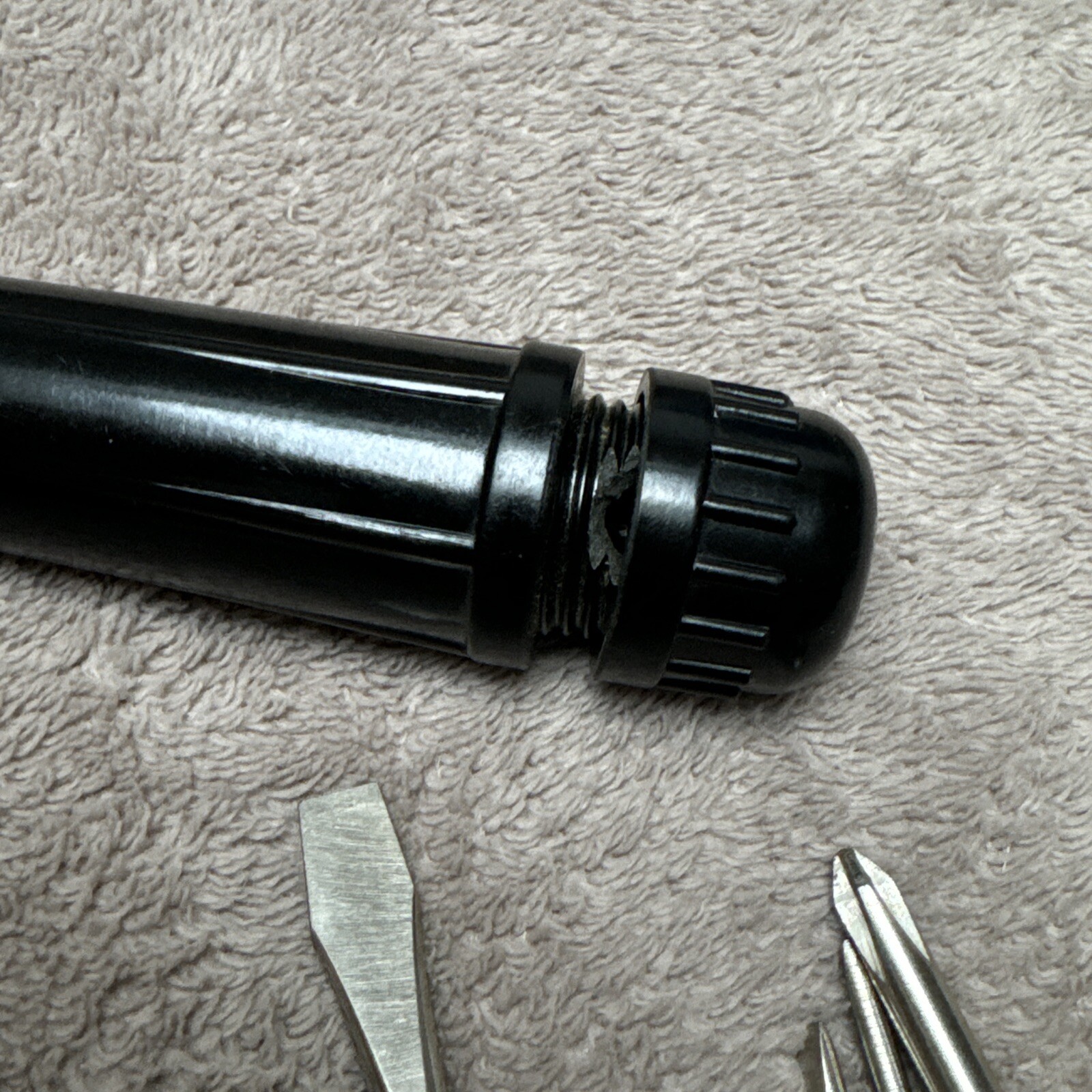 Vintage Soviet Pocket Multifunctional 5+2 Big Piece Screwdriver Set 1960s USSR