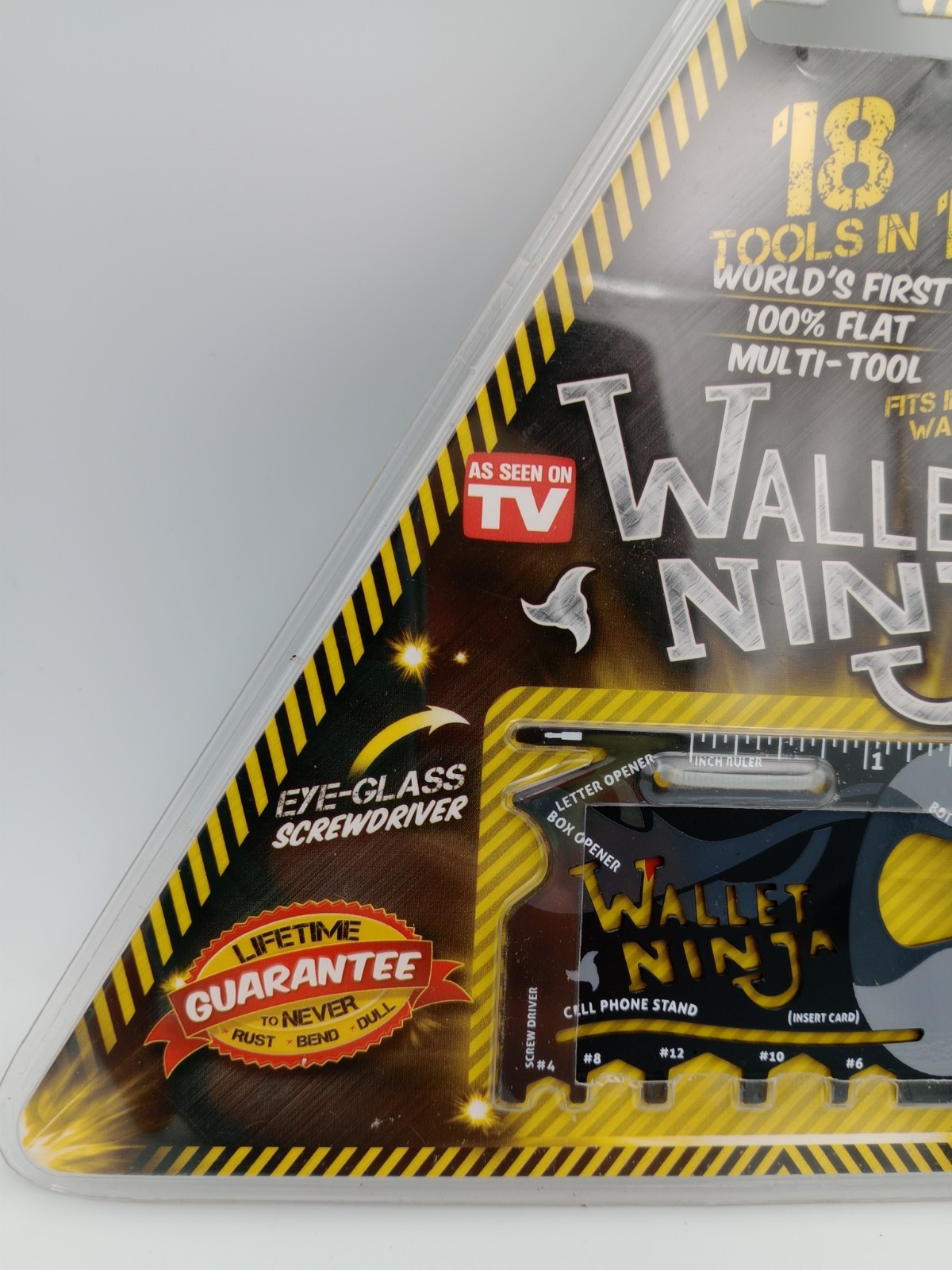 WALLET NINJA 18 Tools in 1 Flat Multi Tool Lot of 4, AS SEEN ON TV, New, Sealed.