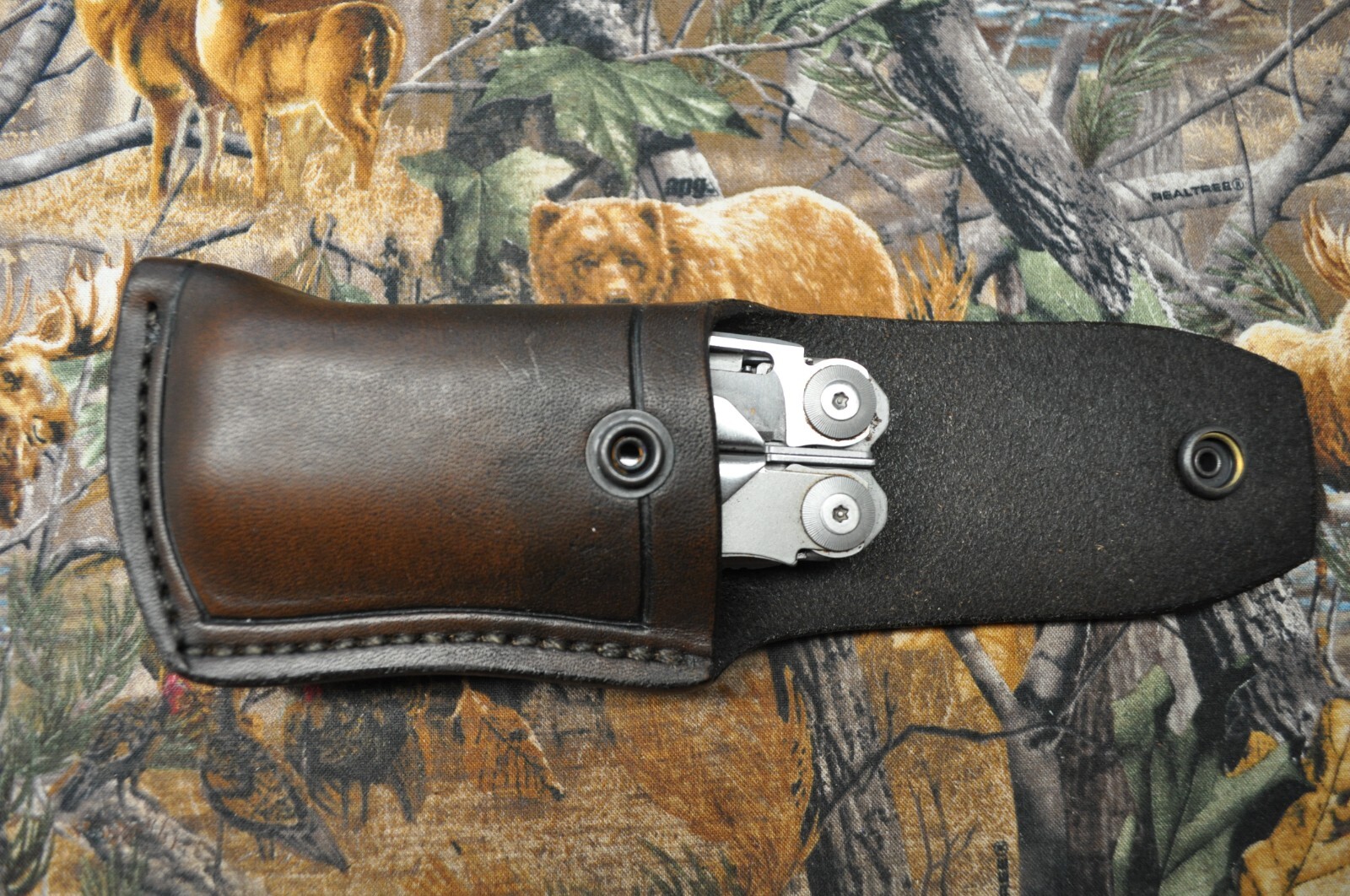 Custom Handmade Sheath for Leatherman Surge-L. Handed (Sheath Only)