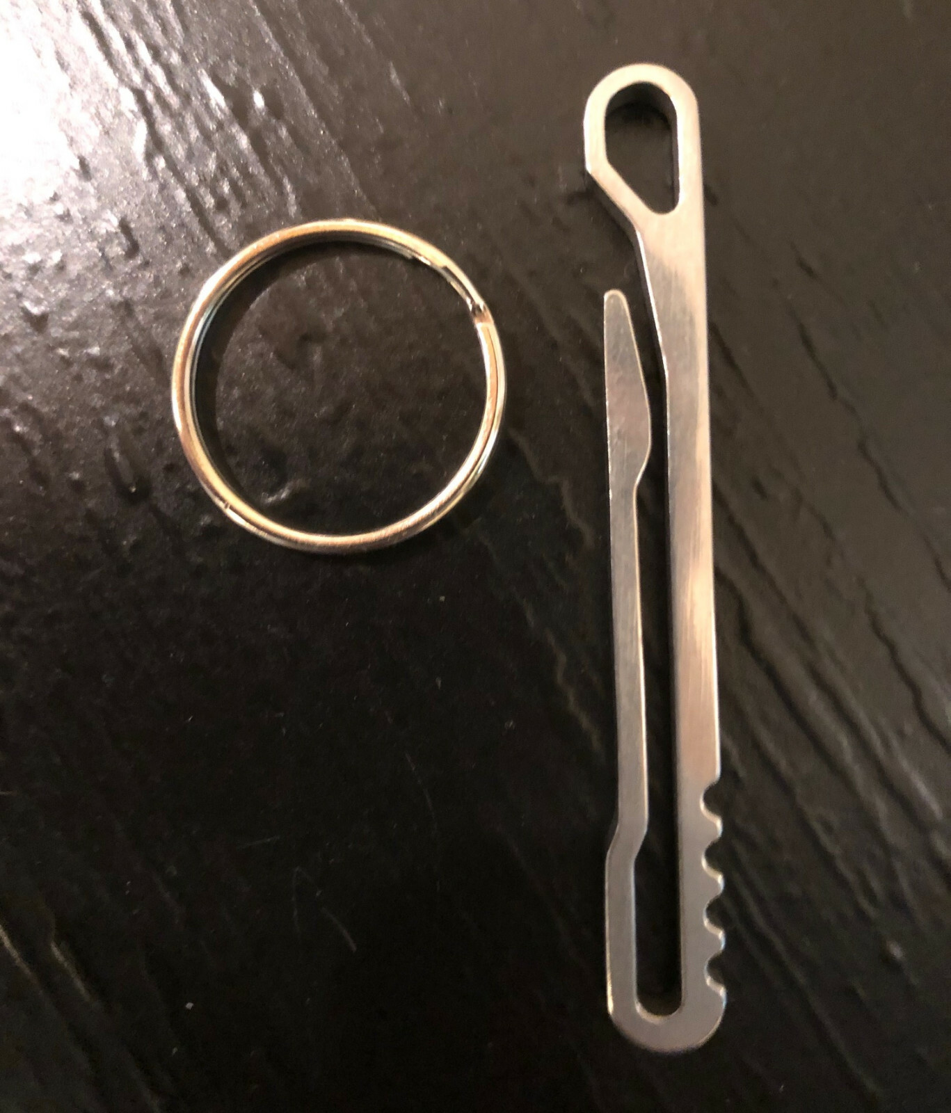 1PC Stainless Steel Hanging Buckle Bag Belt Clip Keychain EDC Quickdraw Key Ring