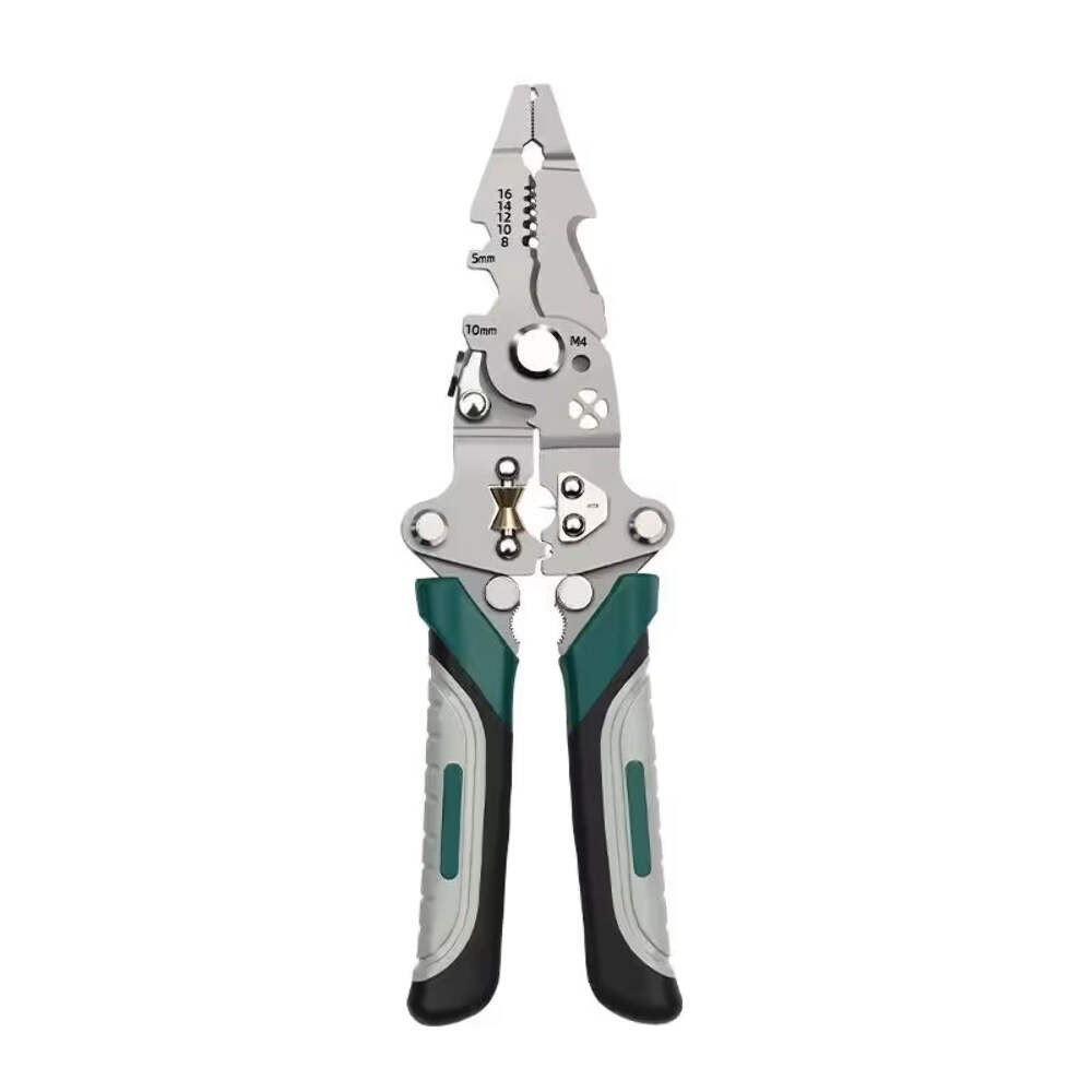 3PCS Professional 10-in-1 Folding Multi-functional Wire Stripper and Pliers – He