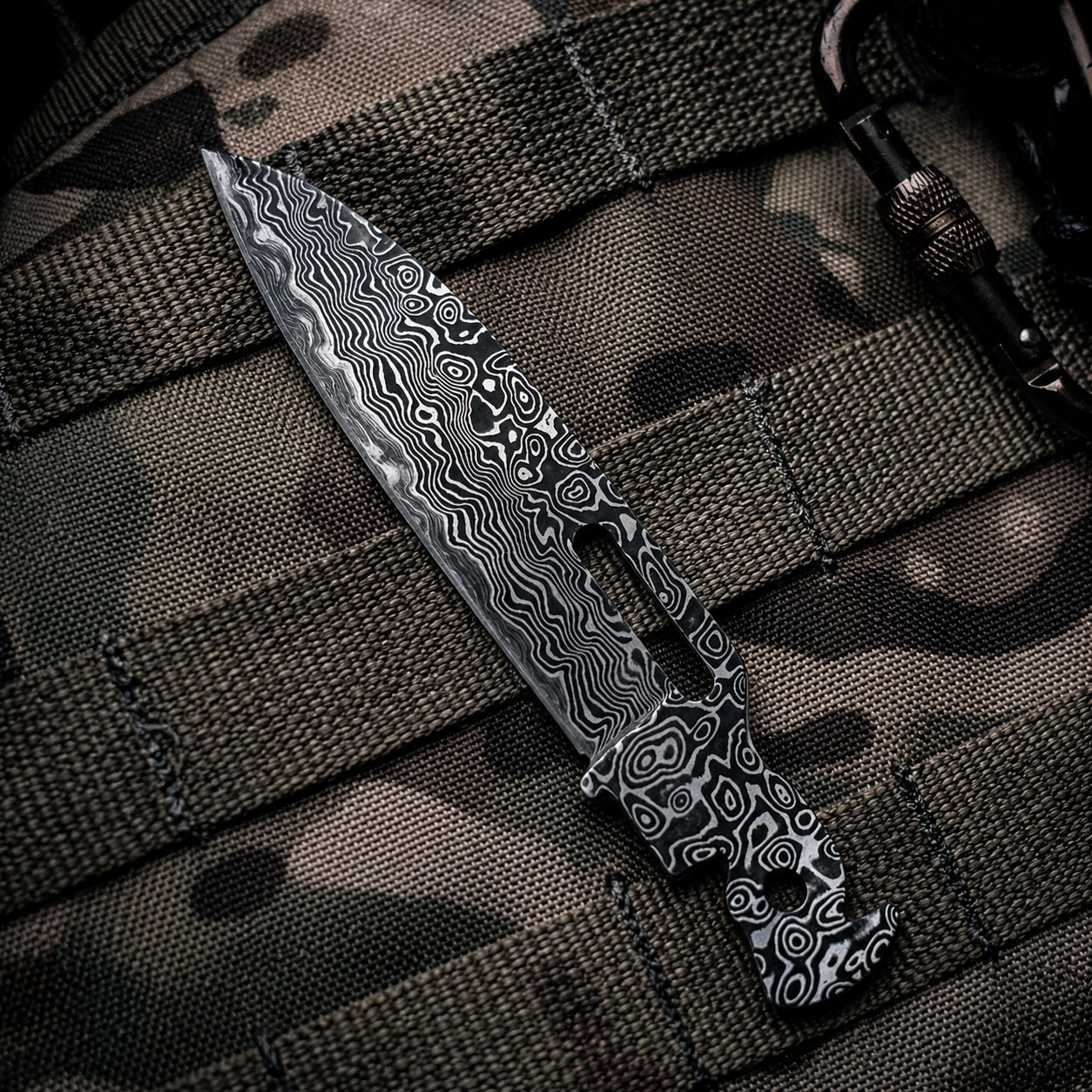 Custom VG10 Damascus Blade for Leatherman FREE P2/P4/ARC – CNC, 60HRC
