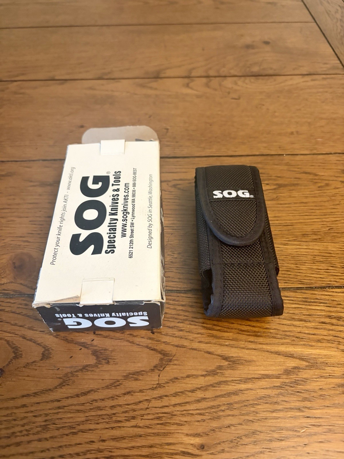 SOG PowerLock EOD S60-1S Multi-Tool w/ Saw & Sheath – Satin – Never Used/NOS