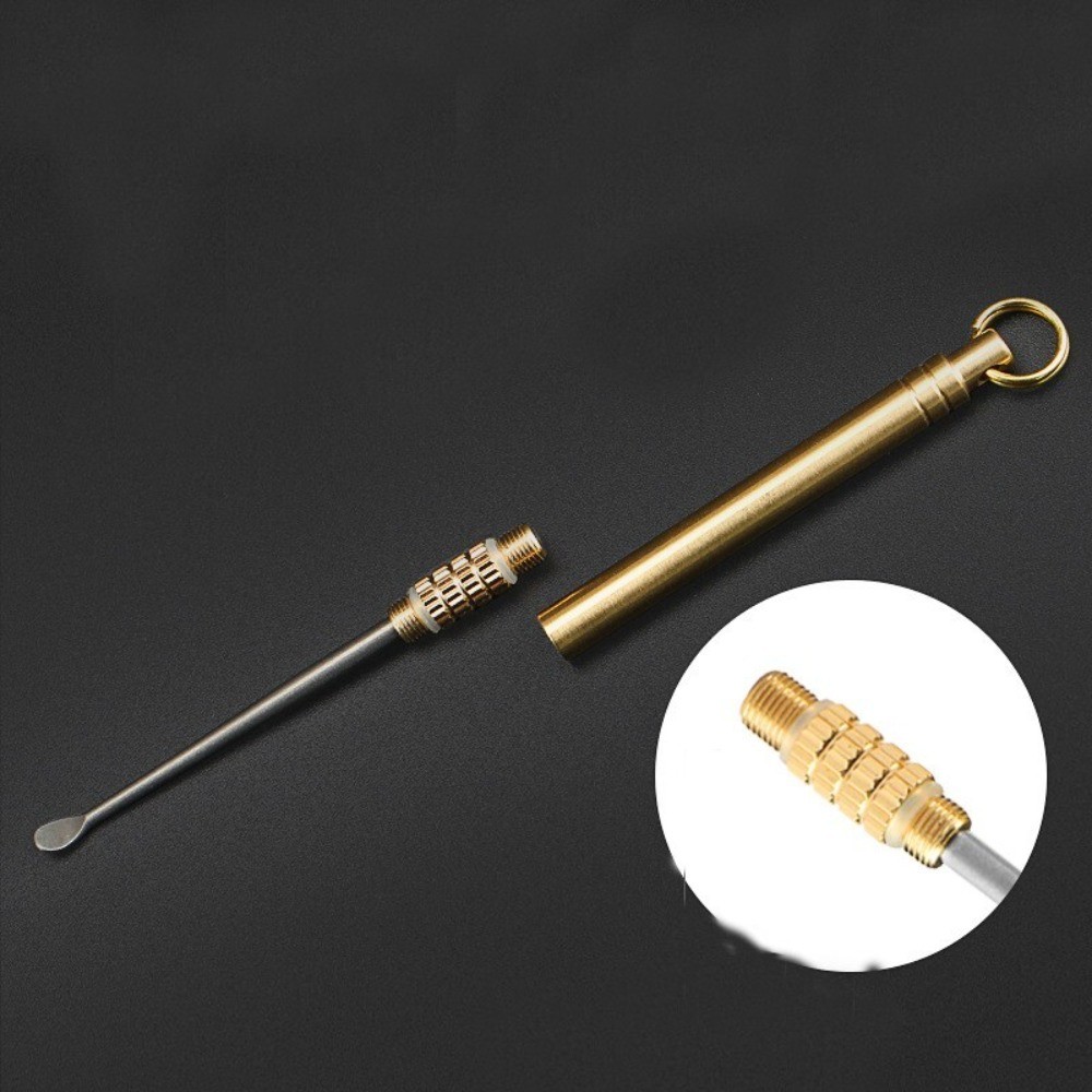 EDC Titanium Alloy Earwax Cleaner Ear Pick Wax Remover Spoon Clean Health
