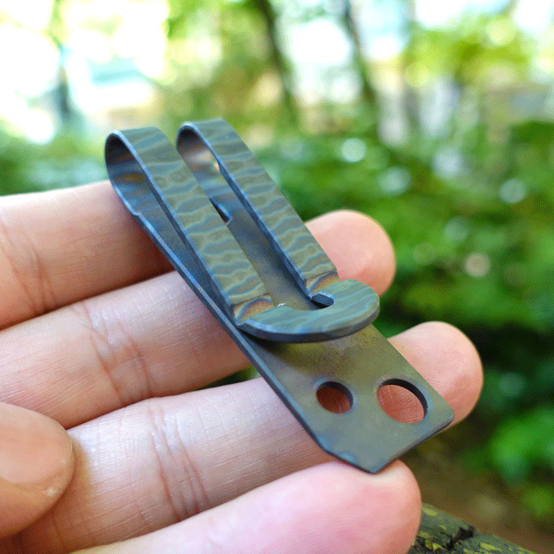 Titanium Money Clip Metal Pocket Holder Wallet Credit Card w/ Ruler Wrench Tool