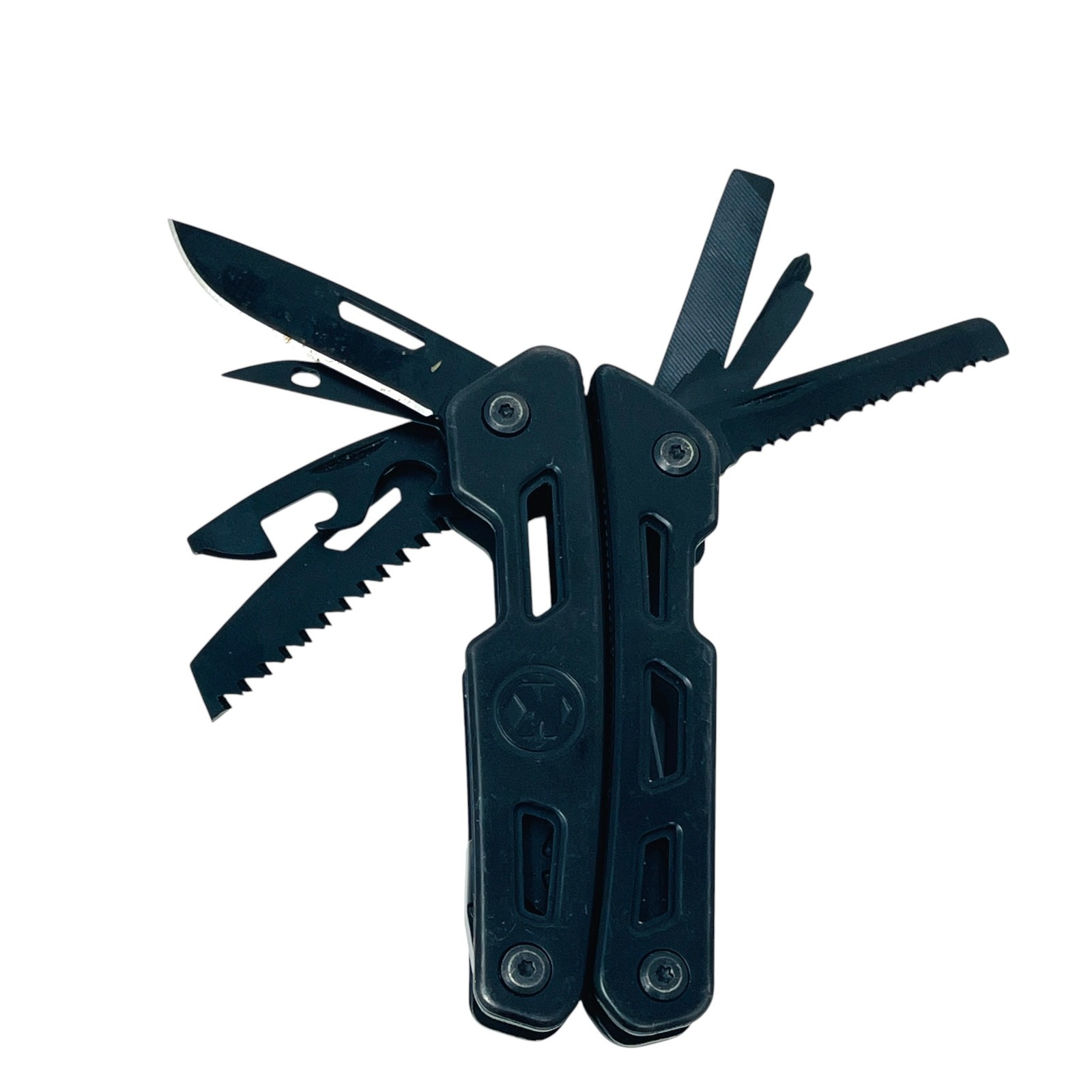 Rush Deer, Unbranded Skeleton Style Folding Pliers EDC S Multi-Tool Lot, 4 Pcs