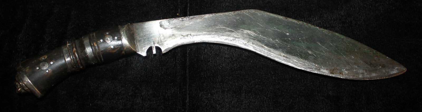 GURKA Curved Knife 12″ End to End Handmade in India Needs TLC AO4075643