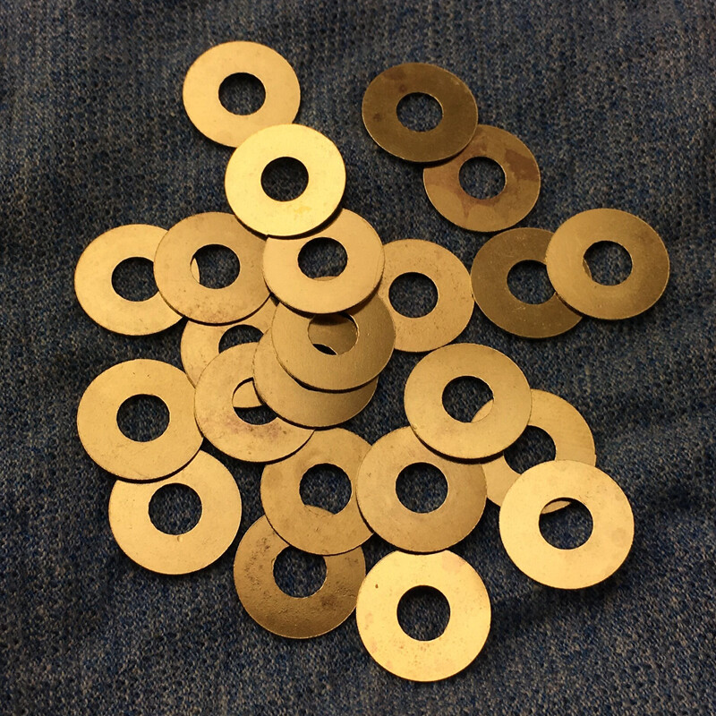 4PCs. BRONZE WASHER for Benchmade 555 / 556 / 557 Griptilian Mini