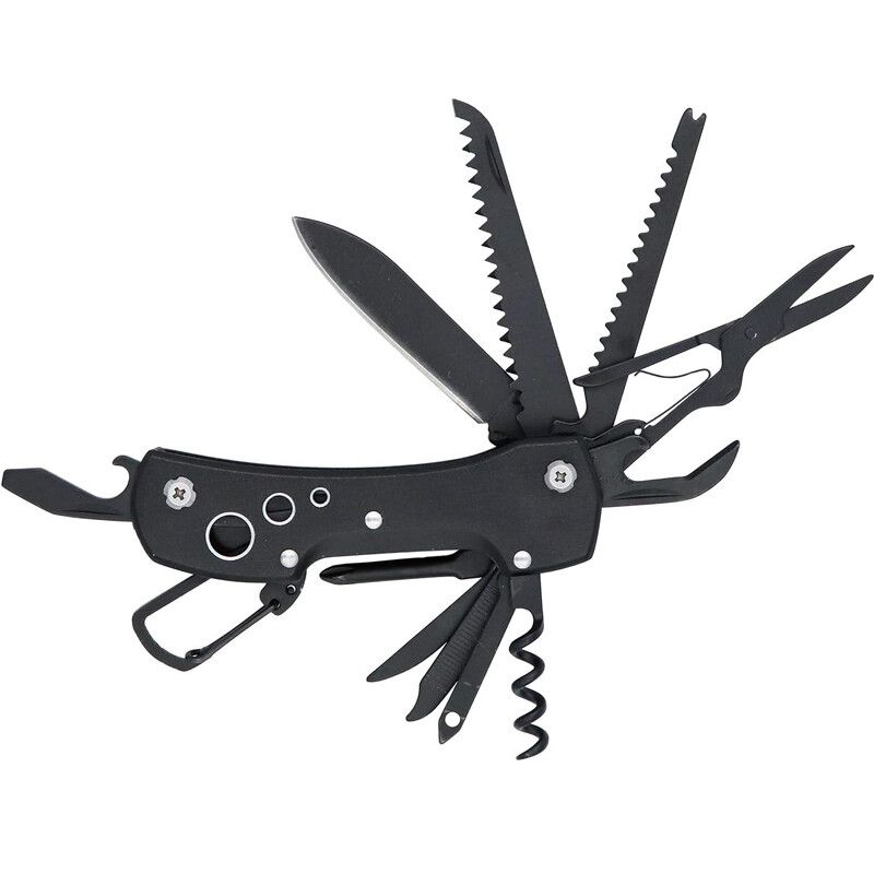 15-in-1 Multi Tool Folding Pocket Knife Screwdriver Stainless Steel Multitool