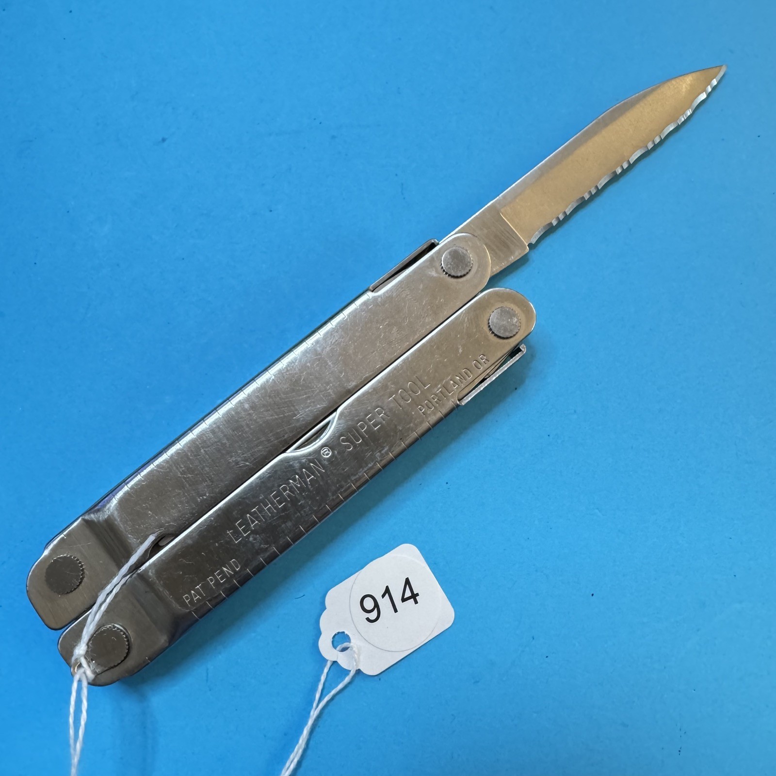 Leatherman Super Tool Plier Multi Tool Pocket Knife Excellent Condition EDC #914