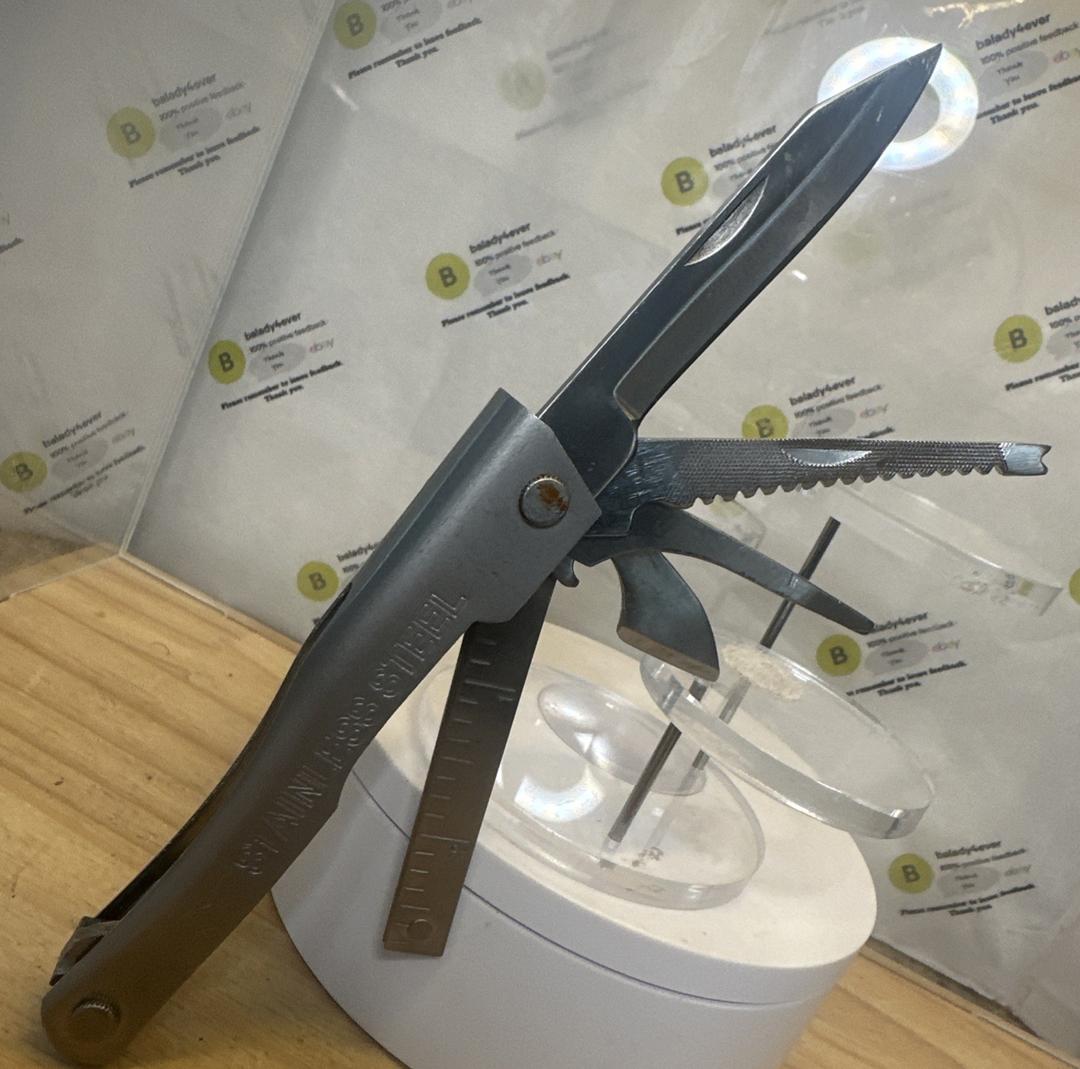 Stainless Steel Multi-tool Heavy Duty 4.5” Closed (2.75” Knife)